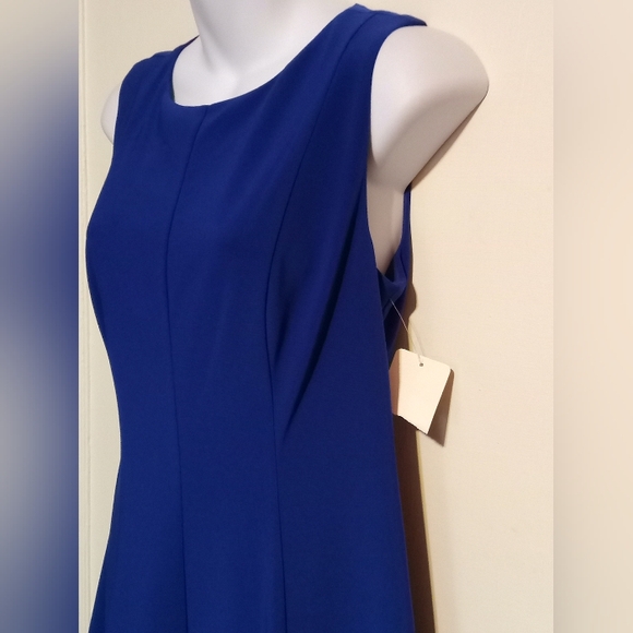 🛍️ BUNDLE ONLY🛍️Jessica Howard Deep Blue Midi Dress - Picture 2 of 9